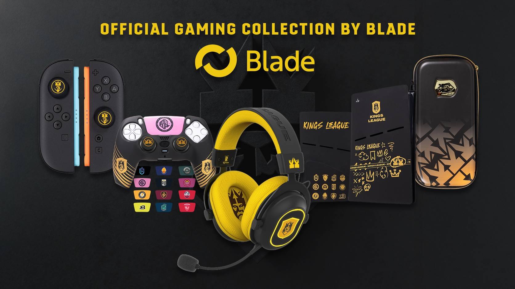 Siente la liga como nunca: Blade lanza la colección gaming oficial de la Kings League