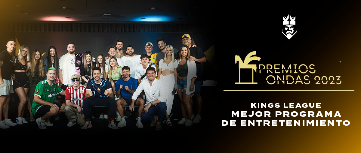 La Kings League gana el Premio Ondas al Mejor Programa de Entretenimiento 2023 - Blog Kings & Queens League Spain