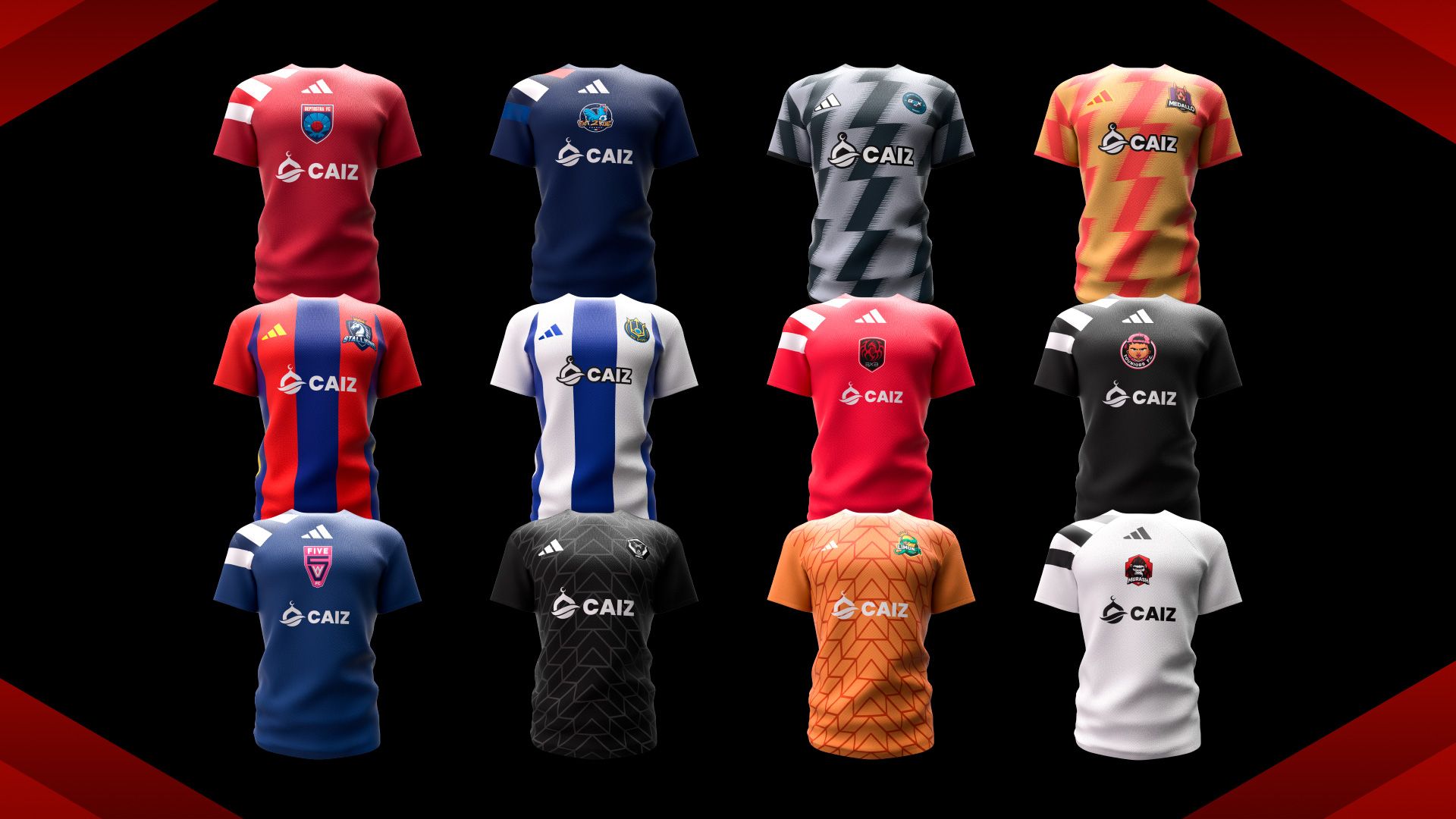 Desveladas las 12 camisetas de los 'wildcard' para el Mundial