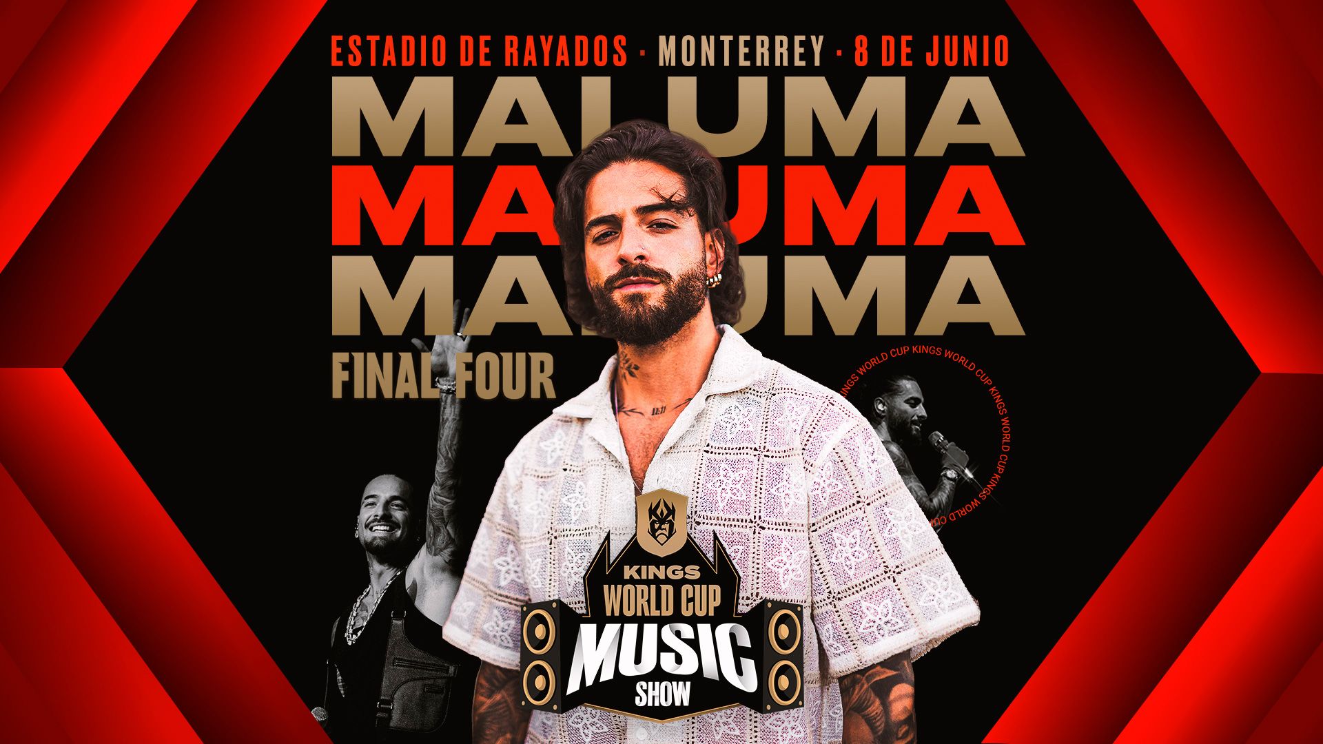 Maluma, el artista invitado a la Final Four de la Kings World Cup