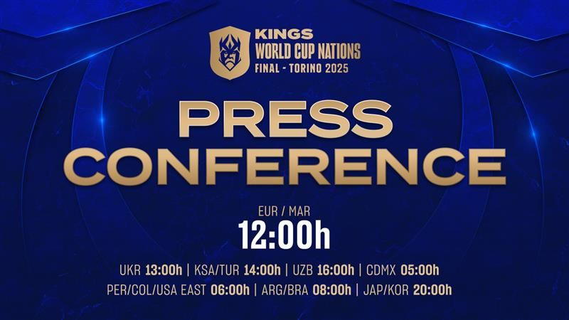 Horario de la rueda de prensa previa a la final de la KWC Nations