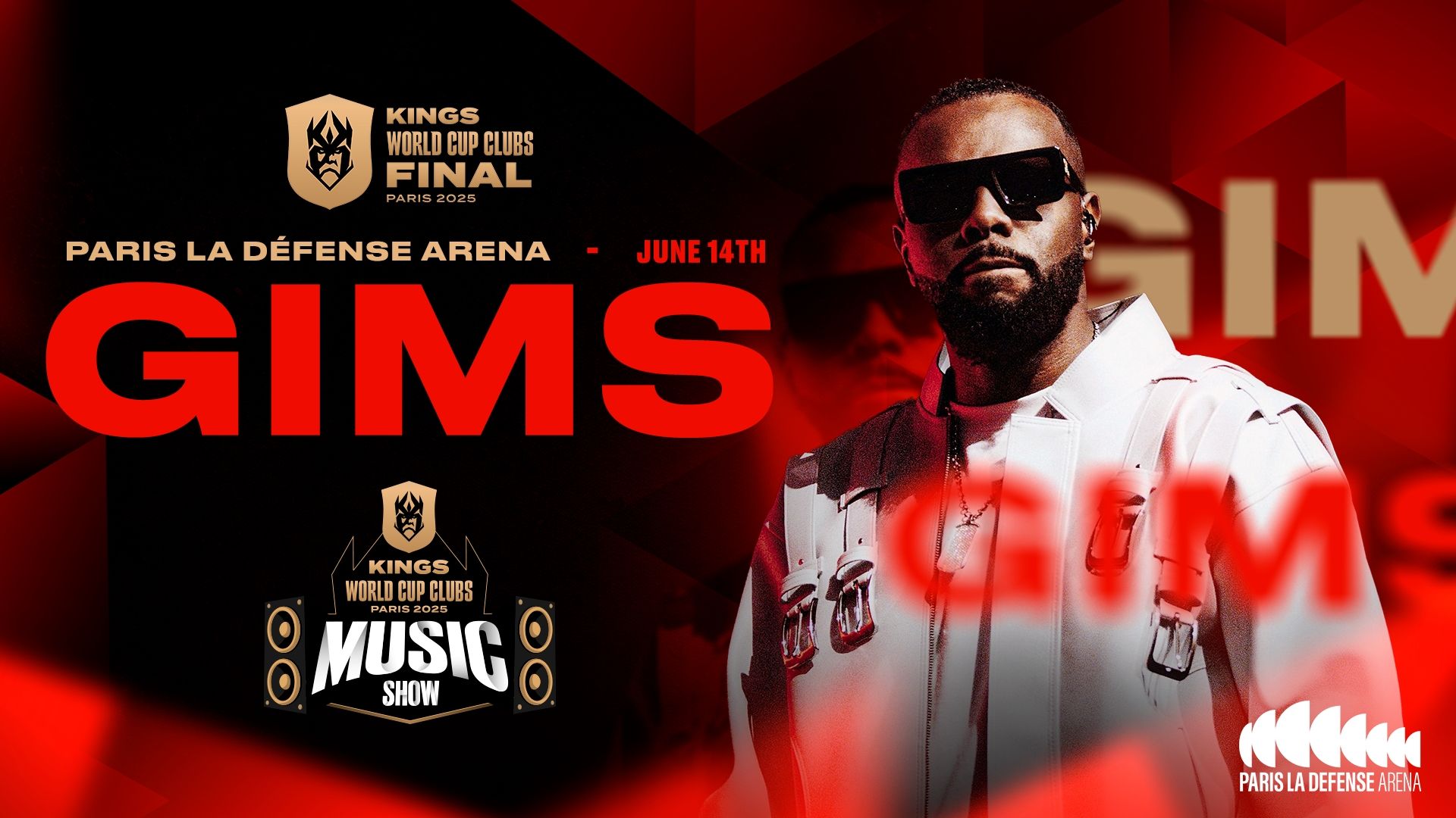 GIMS, artiste confirmé pour la finale de la KWC Clubs Paris 2025