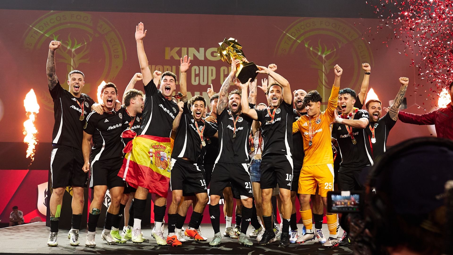 Los Troncos FC, campeões da Kings World Cup Clubs Paris 2025