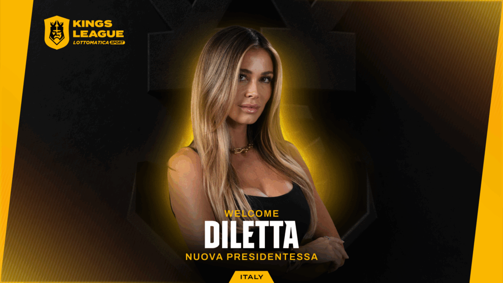 Diletta Leotta entra nella Kings League Lottomatica.sport Italy come nuova presidentessa - Blog Kings League Italia