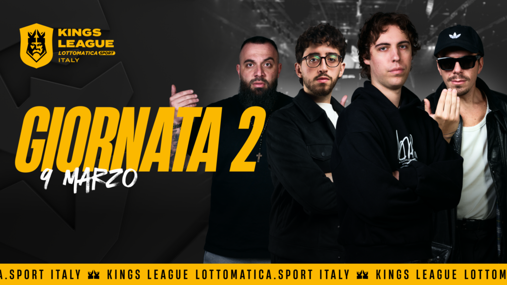Kings League Lottomatica.sport Italy: Seconda giornata dello Split 2