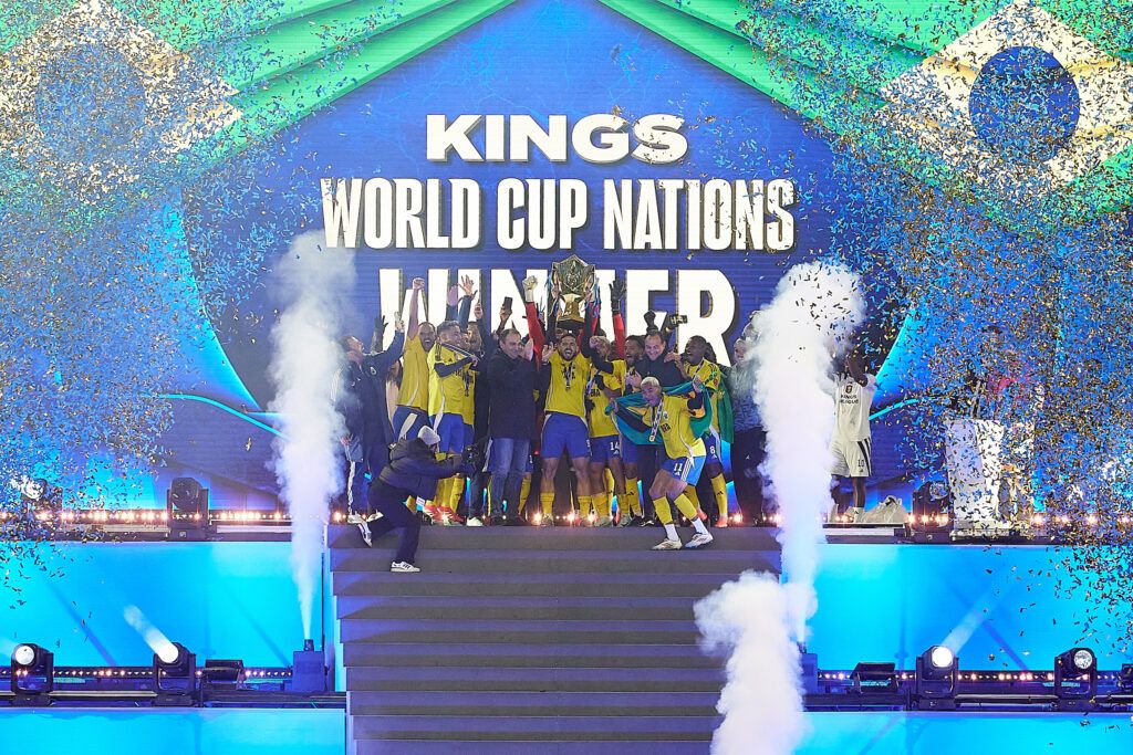 Brazil, champion of the Kings World Cup Nations in Turin.