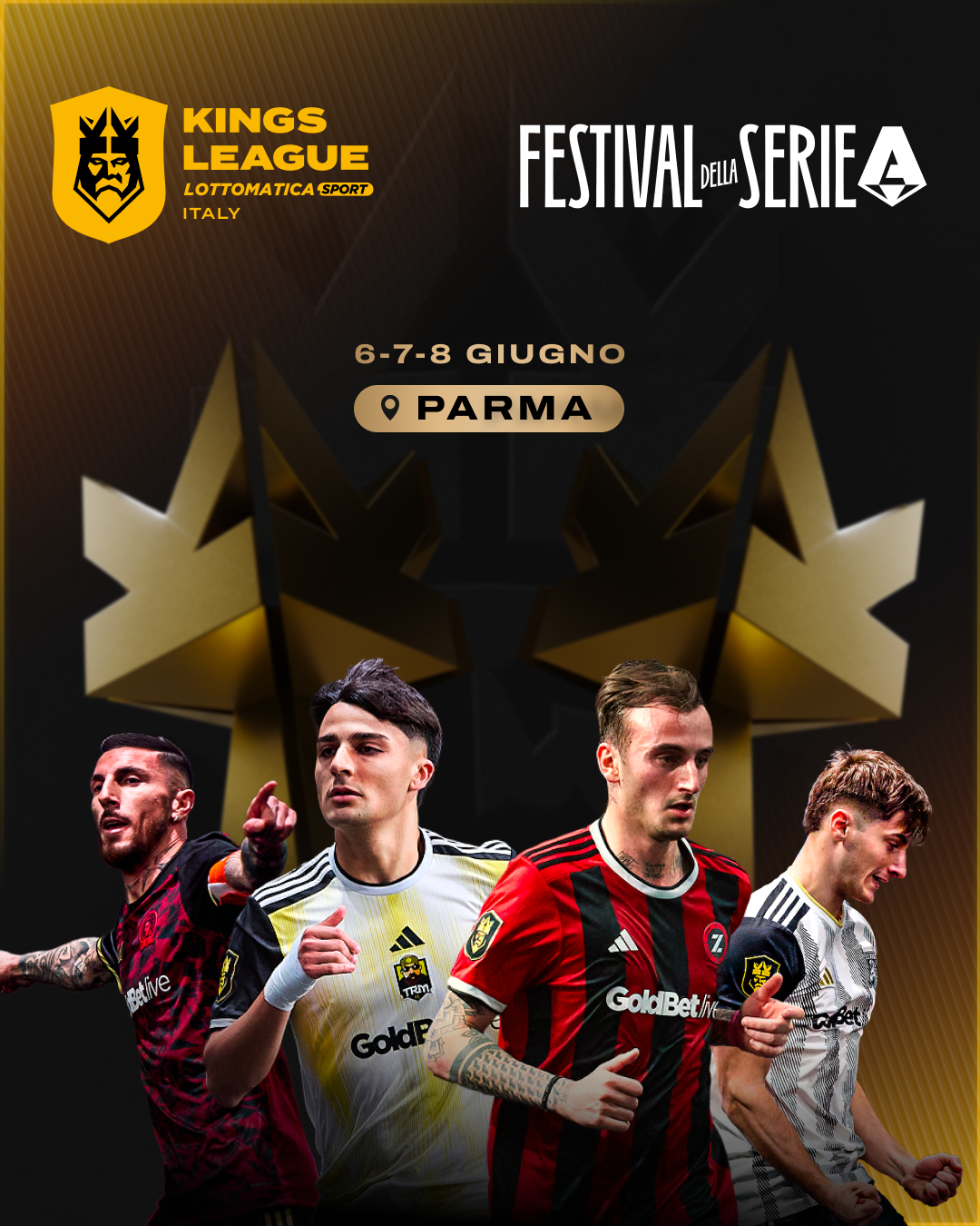 La Kings League al Festival della Serie A! Appuntamento imperdibile a Parma: i dettagli - Blog Kings League Italia