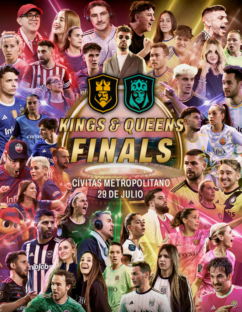 La Final de la Kings League Infojobs se jugará en el Cívitas Metropolitano - Blog Kings &amp; Queens League Spain